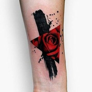Trash Polka tattoo