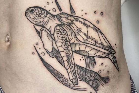 Turtle tattoo: styles and meaning | 37+ Designs for men and women ...