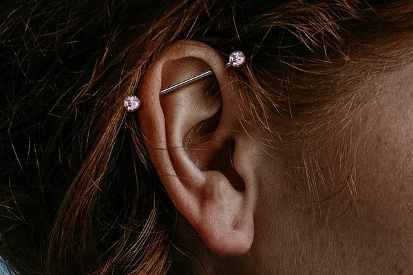industrial piercing healing time