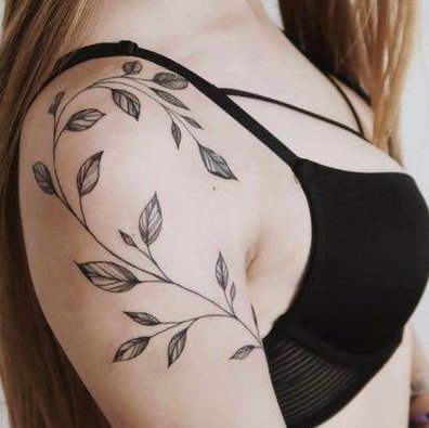 ✨tattoo✨ | Vine tattoos, Shoulder tattoos for women, Earthy tattoos