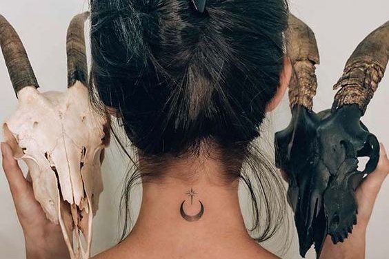 neck tattoo