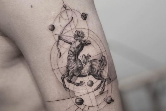 30 Best Sagittarius Tattoo Designs - Types And Meanings (2019)