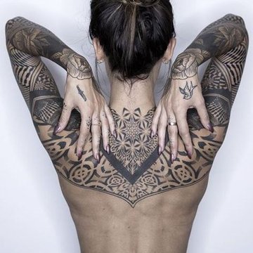 Upper Back Tattoo Ideas for Women