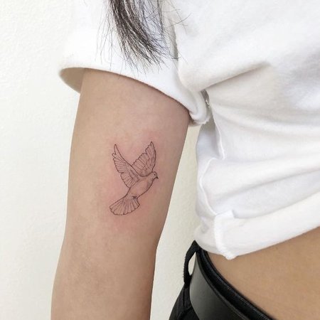 Dove tattoo: styles and meaning | 36+ Designs for men and women - VeAn ...