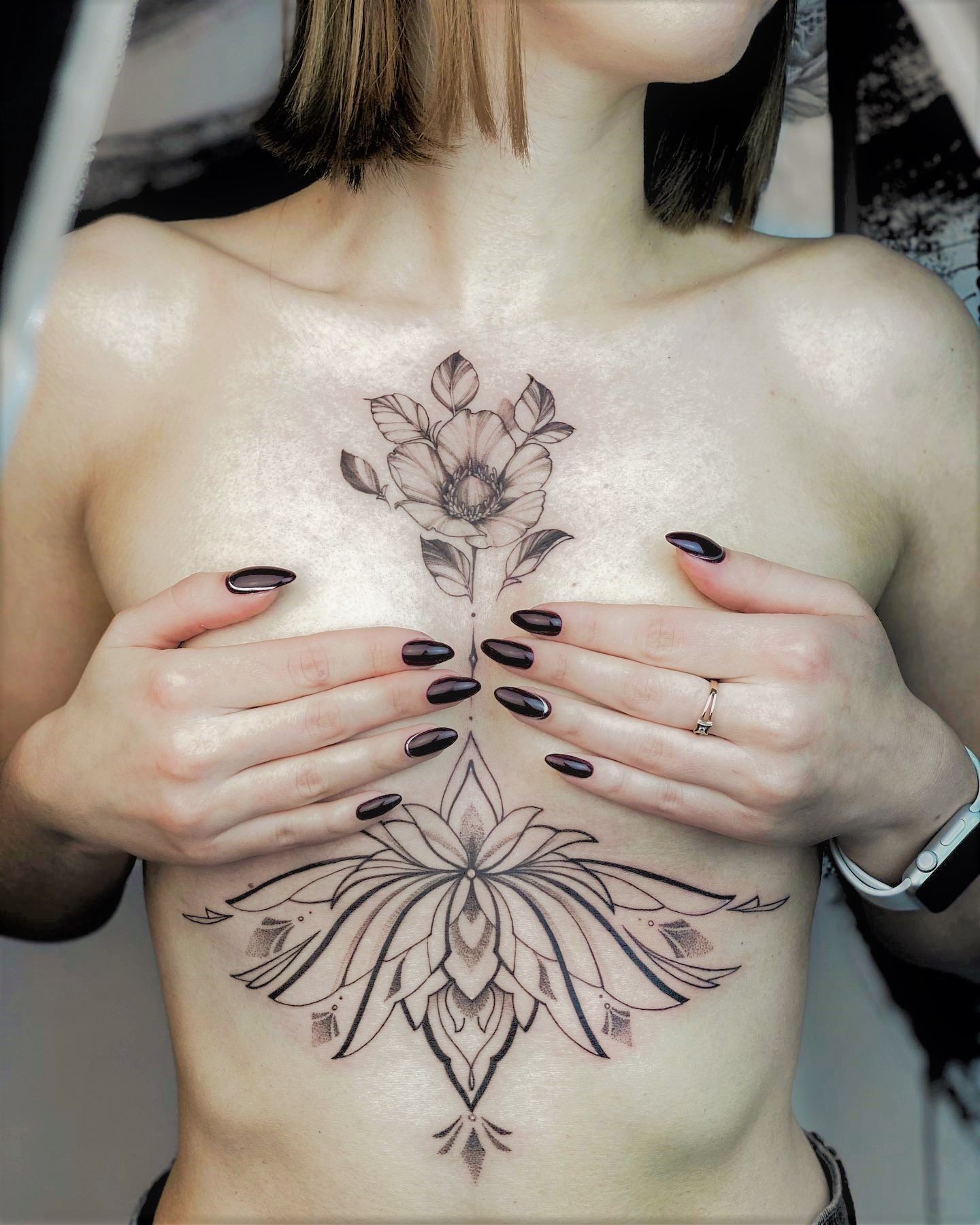 27+ Under boob tattoo designs for Women: Classy & Unique & With Meaning -  VeAn Tattoo