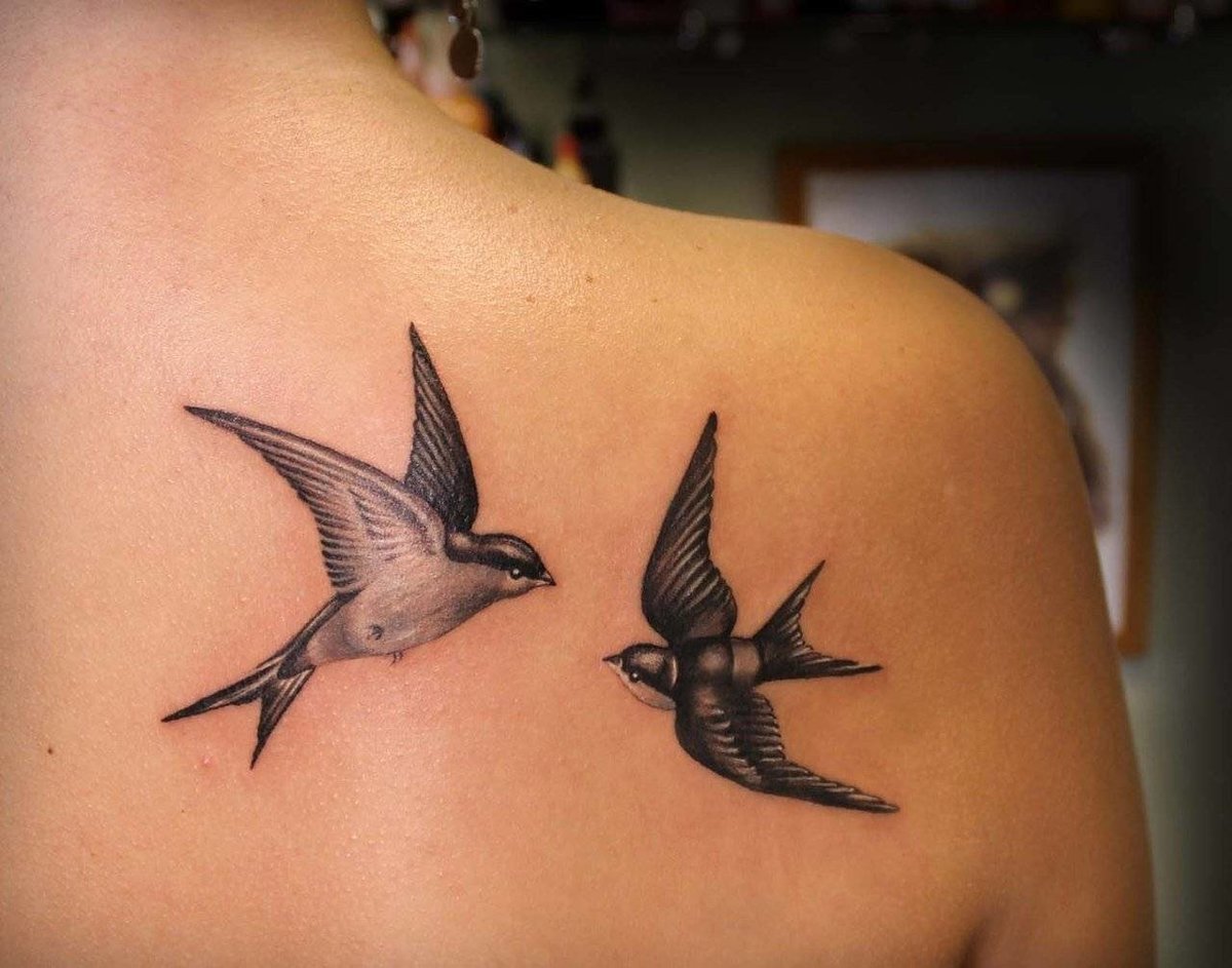 23+ Designs of Swallow tattoo for men and women - VeAn Tattoo