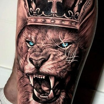 Lion Tattoo Best tattoo artist in india Black poison tattoo studio