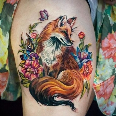 Tattoo uploaded by Vossebol • This would be my #dreamtattoo ! Comfortable  sleeping fox, but still a fox; cunning, sly, stalking, observing and  intelligent. • Tattoodo