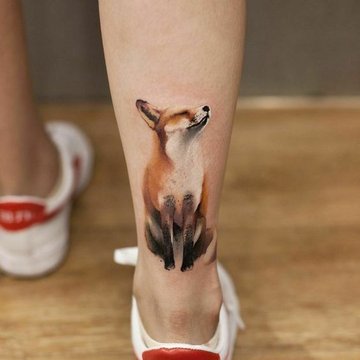 fox tattoo designs
