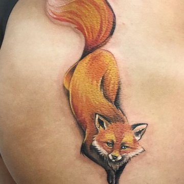fox tattoo designs