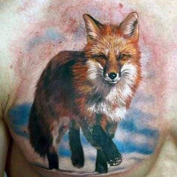 fox tattoo designs