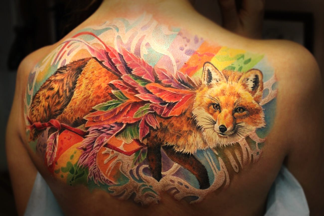 Tattoo Collection: The Fox and The Hare, Tattoo By KidDarko (with short  story) — Steemit
