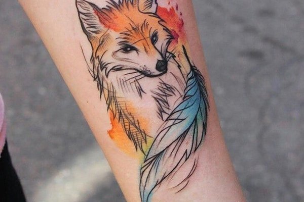 Sketch fox tattoo | Tatoo