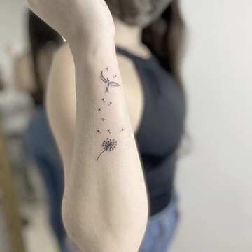 dandelion tattoo ideas
