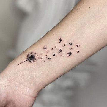 dandelion tattoo ideas