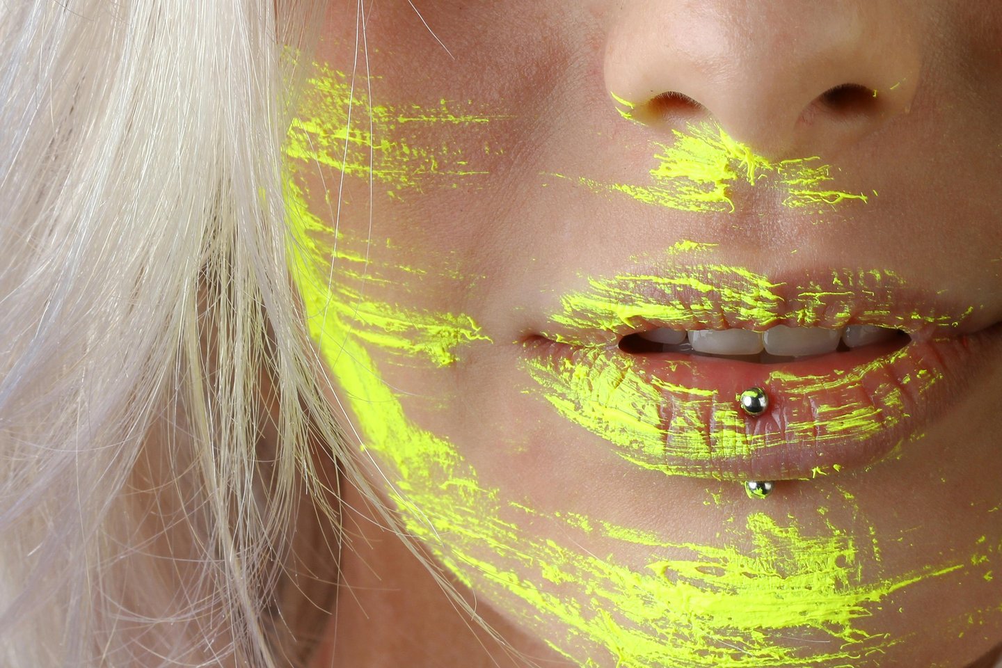 Lip piercing