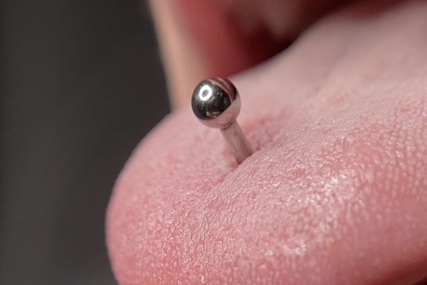 Tongue piercing