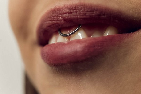 Smiley on sale piercing hoop