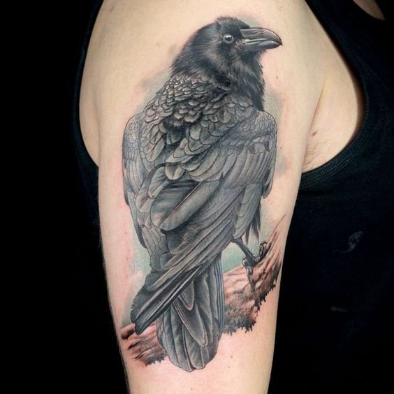 Raven tattoo: styles and meaning | 42+ Designs for men and women - VeAn ...