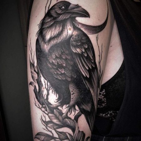 The Crow and its wealth of cultural and symbolic imagery in tattoos - Tattoo  Life