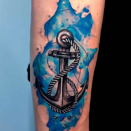 Anchor tattoo: styles and meaning | 38+ Designs for men and women ...