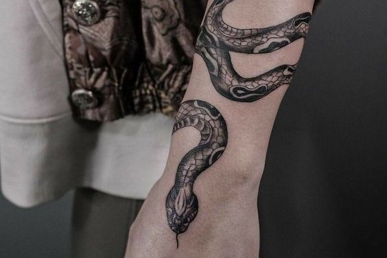 Outline Feminine Snake Tattoo Designs - Temu